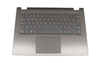 BFG10234001 teclado incl. topcase original Lenovo DE (alemán) gris/canaso