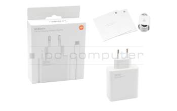 BHR6034EU cargador USB-C original Xiaomi 120 vatios EU wallplug blanca (Charging Combo Type-A)