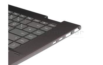 BSKQQA0LZJ2029 teclado incl. topcase original HP DE (alemán) negro/canaso con retroiluminacion