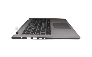 C3E430TC14B0 teclado incl. topcase original Lenovo SP (español) gris/plateado con retroiluminacion