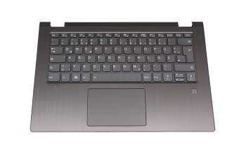 C3E430TC14E0 teclado incl. topcase original Lenovo DE (alemán) gris/canaso con retroiluminacion