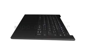 C8 H75 0822 0234 teclado incl. topcase original Lenovo DE (alemán) negro/negro con retroiluminacion