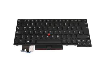 CMFNBL-85D0 teclado original Lenovo DE (alemán) negro/negro con mouse-stick