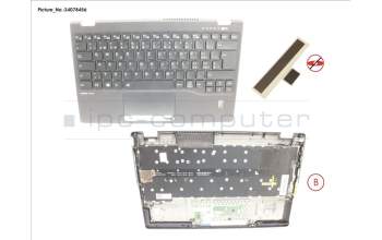 Fujitsu CP806866-XX UPPER ASSY INCL. KB SWISS W/FP(TBT)