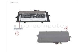 Fujitsu CP846743-XX -BT-MAIN BATTERY (4 CELLS) 4196MAH 64WH