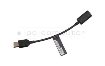 Cable de datos-/carga USB-C negro 0,18m para Lenovo ThinkPad X1 Carbon G10 (21CB)