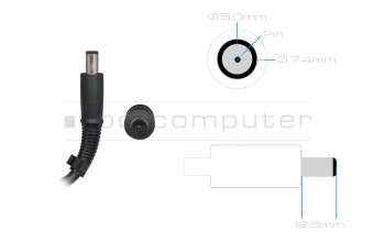 Cargador 280 vatios delgado cable incluido para Schenker XMG Neo 15 E22