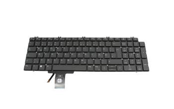 DLM19L56D0J698W teclado original Dell DE (alemán) gris/negro con retroiluminacion