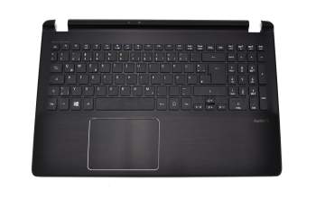 EAZRK002010-1 teclado incl. topcase original Acer DE (alemán) negro/negro