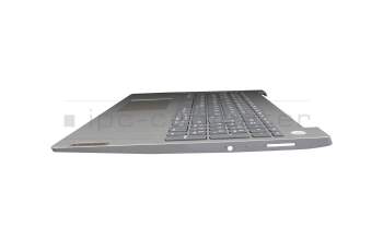 EC1JV000200 teclado incl. topcase original Lenovo DE (alemán) gris/plateado