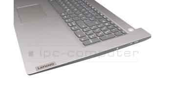 EG1JX000100 teclado incl. topcase original Lenovo DE (alemán) gris/plateado (Fingerprint)