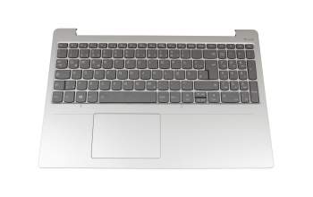 FRU5CB0R16743 teclado incl. topcase original Lenovo DE (alemán) gris/plateado con retroiluminacion