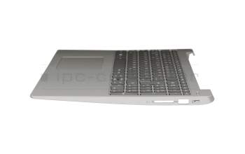 FRU5CB0R16743 teclado incl. topcase original Lenovo DE (alemán) gris/plateado con retroiluminacion