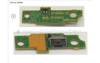 Fujitsu FUJ:CP757286-XX SUB BOARD, MR SENSOR KB DOCKING