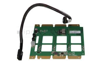 Fujitsu A3C40089198 original Servidor piezas de repuesto HDD-Backplate Platine (incl. cable) reformado