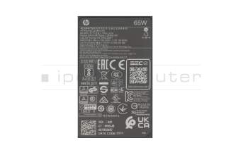 HP Envy 17-bw0200 original cargador 65 vatios redondeado