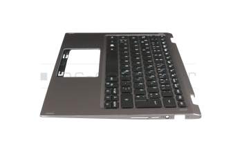 HQ21011498000 teclado incl. topcase original Acer DE (alemán) negro/canaso