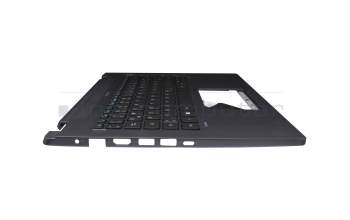 HQ21012373007 teclado incl. topcase original Acer DE (alemán) negro/canaso con retroiluminacion