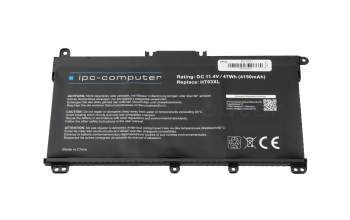 IPC-Computer batería 47Wh compatible para HP 15s-fq4000