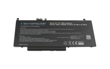 IPC-Computer batería 53Wh compatible para Dell Latitude 15 (3550) DDR5