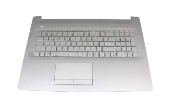 L883664-041 teclado incl. topcase HP DE (alemán) plateado/plateado (DVD)