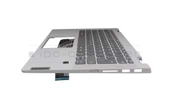 LC560-14 teclado incl. topcase original Lenovo DE (alemán) gris/canaso