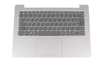 LCM16H36D0-686 teclado incl. topcase original Lenovo DE (alemán) gris/plateado