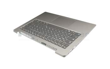 LCM16H36D0-686 teclado incl. topcase original Lenovo DE (alemán) gris/plateado