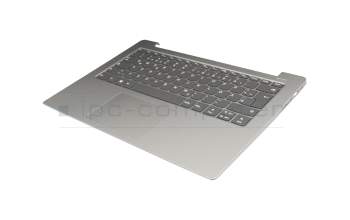 LCM16H36D0-686 teclado incl. topcase original Lenovo DE (alemán) gris/plateado