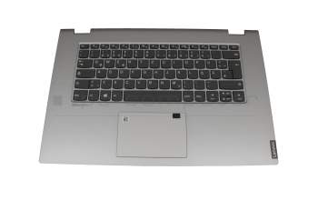 LCM16H36D0-686 teclado incl. topcase original Lenovo DE (alemán) gris/plateado