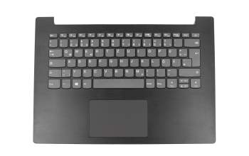 LCM16H56D0-686 teclado incl. topcase original Chicony DE (alemán) gris/negro estriado