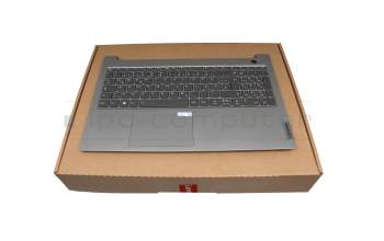 LCM19J36D0J686A teclado incl. topcase original Lenovo DE (alemán) plateado/canaso con retroiluminacion