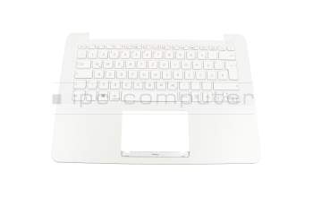 MP-13J66D0-5282 teclado incl. topcase original Asus DE (alemán) blanco/blanco