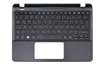 NK.I1117.04 teclado incl. topcase original Acer DE (alemán) negro/negro