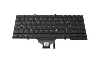 NSK-EWZBC 0G teclado original Dell DE (alemán) negro/negro con retroiluminacion