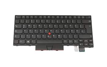 NSK-ZB0ST 0G teclado original Lenovo DE (alemán) negro/negro con mouse-stick