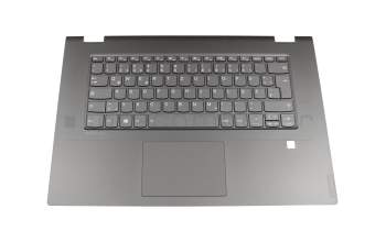 PC4CB-GE teclado incl. topcase original Lenovo DE (alemán) gris/canaso con retroiluminacion