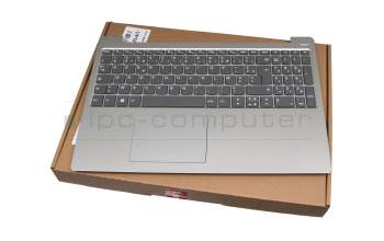 PC5C-FR teclado incl. topcase original Lenovo FR (francés) gris/plateado