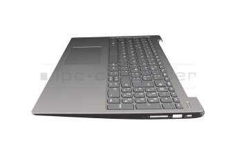 PC5C-FR teclado incl. topcase original Lenovo FR (francés) gris/plateado