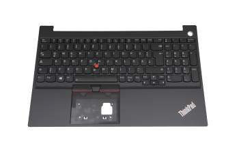 PK131HK3B11 teclado incl. topcase original Lenovo DE (alemán) negro/negro con retroiluminacion y mouse stick