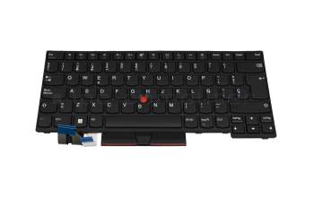 PK131J53A20 teclado original Lenovo SP (español) negro/negro con mouse-stick