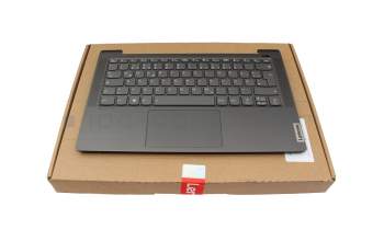 PK37B0146600TIC teclado incl. topcase original Lenovo DE (alemán) gris oscuro/canaso con retroiluminacion