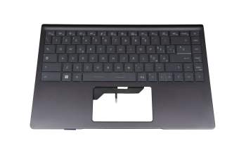 PN036356 teclado incl. topcase original MSI IT (italiano) gris/negro con retroiluminacion