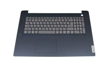 PR5S-GR teclado incl. topcase original Lenovo DE (alemán) gris/azul