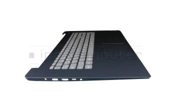 PR5S-GR teclado incl. topcase original Lenovo DE (alemán) gris/azul