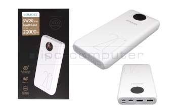 PWB02R ROMOSS SW20 Pro Power Bank 20000mAh Carga rápida Pantalla LED de iones de litio b-stock