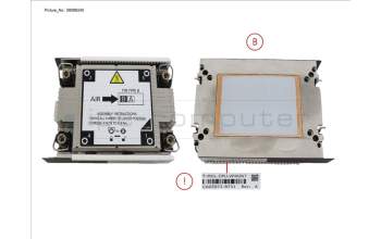 Fujitsu PYBTKCPC95 VALUE HEATSINK FRONT