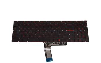 S1N-3EUS2A3-D10 teclado original MSI US (Inglés) negro con retroiluminacion