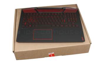 SN20M27988 teclado incl. topcase original Lenovo DE (alemán) negro/negro con retroiluminacion