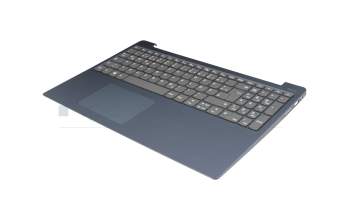 SN20M62767 teclado incl. topcase original Lenovo DE (alemán) gris/azul